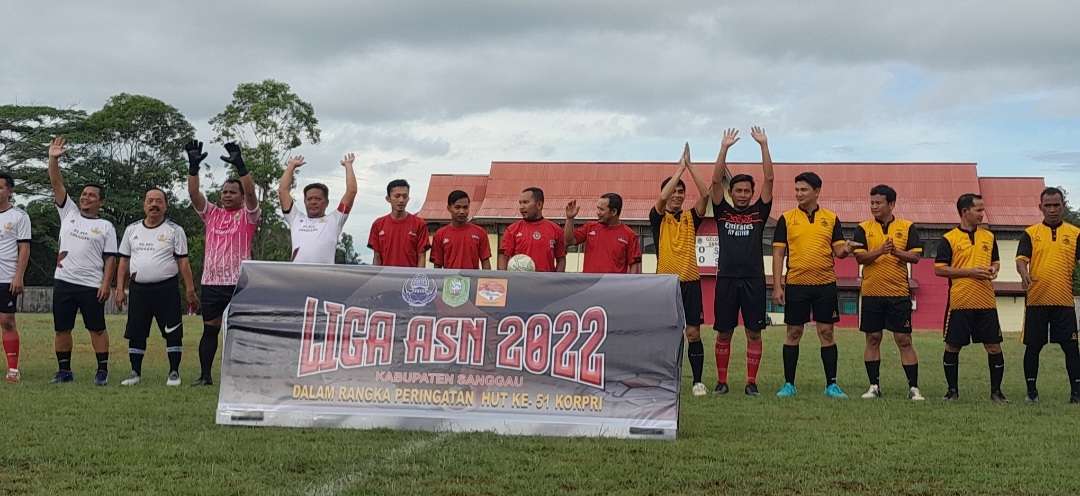 Pembuka Liga ASN Tahun 2022 Mempertandingkan ASN Sintang Vs ASN Sanggau