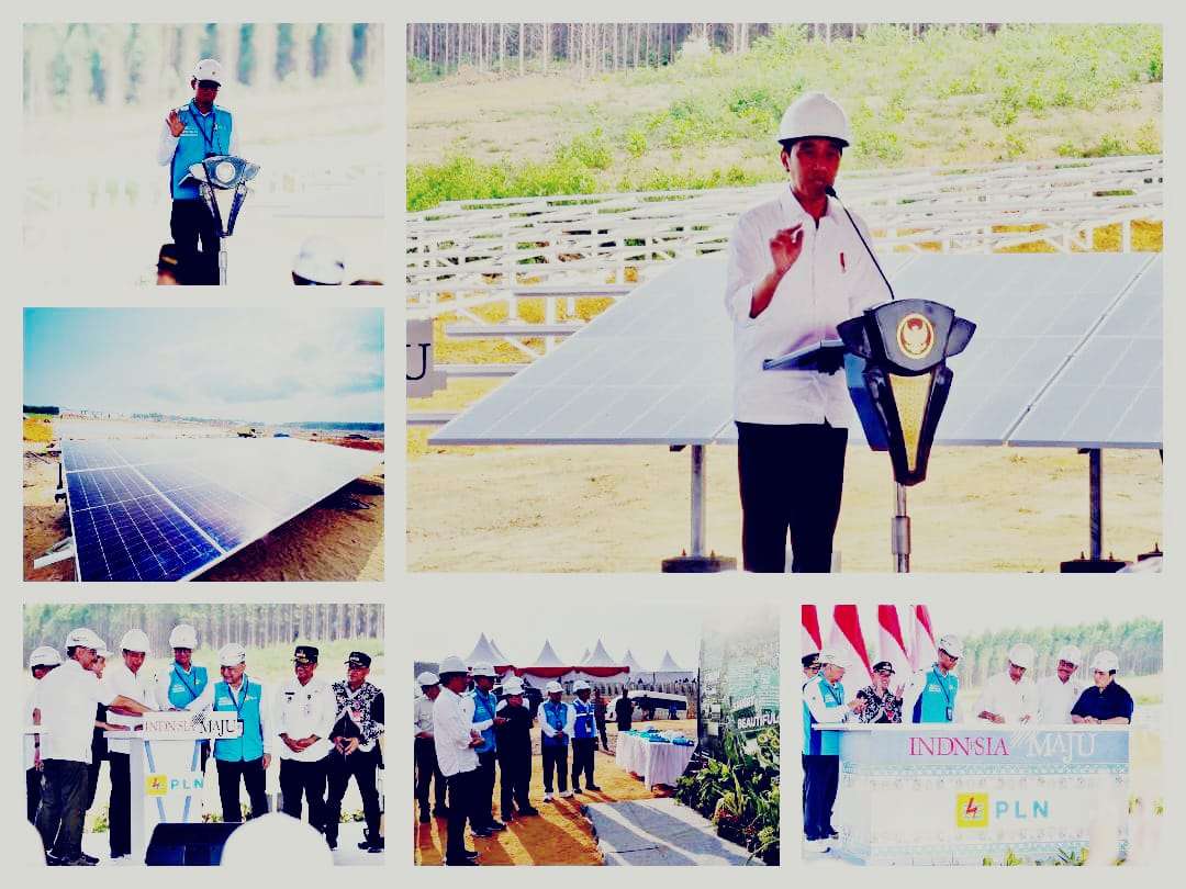 Presiden Jokowi Hadiri Ground Breaking Pembangunan PLTS PLN di IKN Nusantara